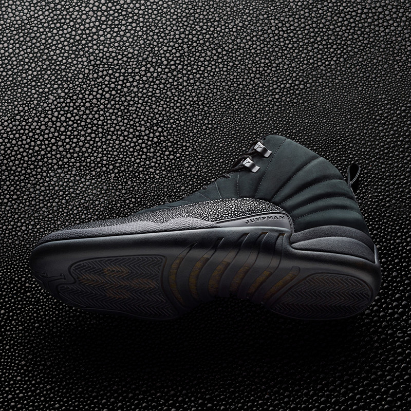 Black air jordan 12s online